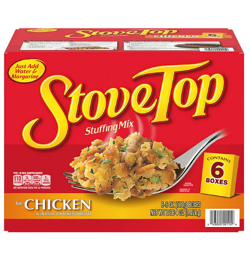 Kraft Stove Top Chicken Stuffing Mix (6 oz., 6 pk.)