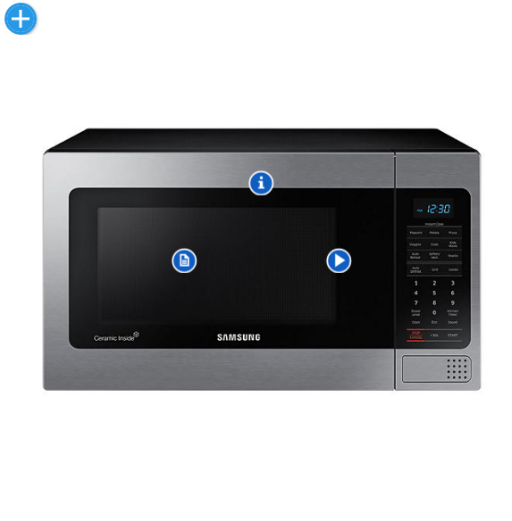 Samsung 1.1 Cu. Ft. Counter Top Microwave