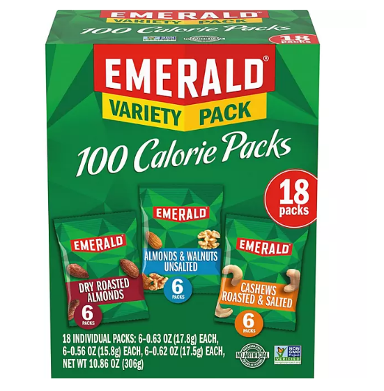 Emerald Nuts 100 Calorie Variety Pack (18 pk.)