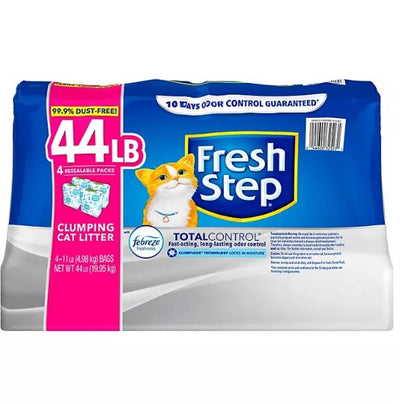 Fresh Step Total Control Scented Clumping Litter with Febreze (44 lbs.)