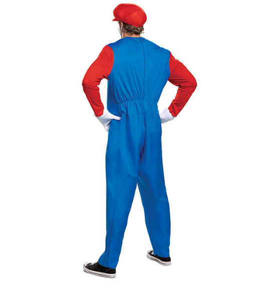 Disguise Mario Deluxe Halloween Adult Costume (Assorted Sizes)