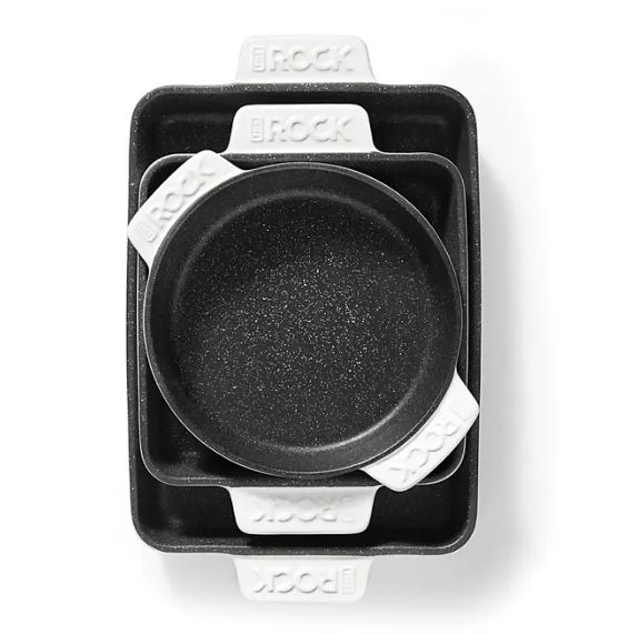 Starfrit The Rock 3-Piece Ceramic Bakeware Set