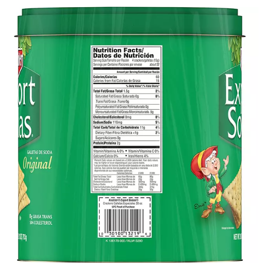 Kellogg's Export Soda Crackers (28 oz.)