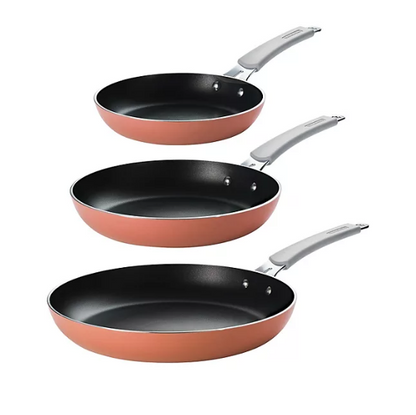 Tramontina 3-Piece Nonstick Fry Pan Set (Assorted Colors)