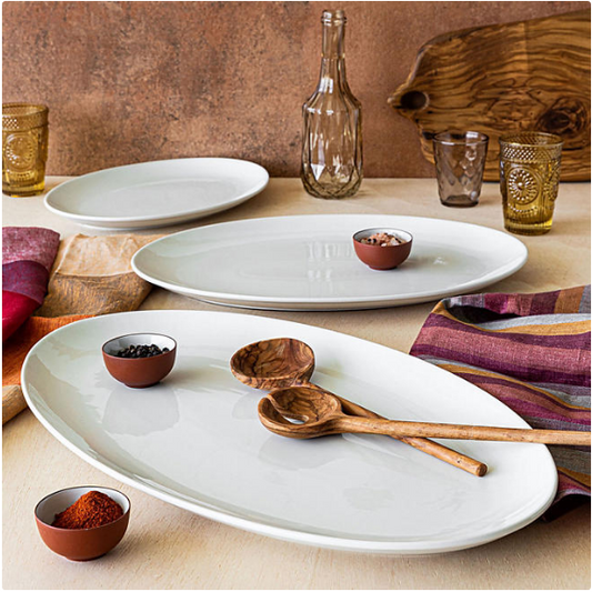 Over and Back 3-Piece Oval Platter Set