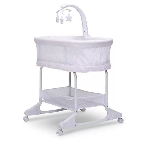 Delta Children SleepCool Rocking Bassinet with Airflow Mesh (Choose Color)