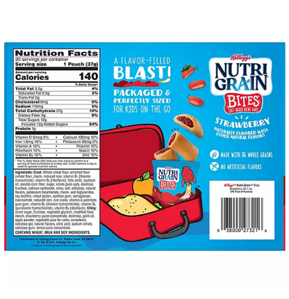 Kellogg's Nutri-Grain Cereal Bars Strawberry 26.1oz