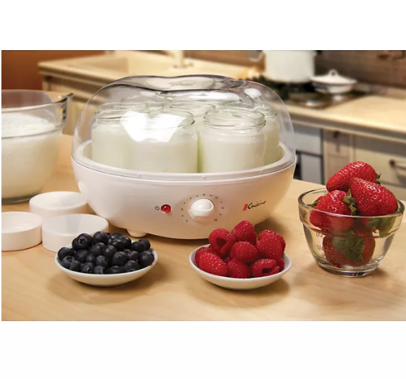 Euro Cuisine Automatic Yogurt Maker - with Extra Jars and Yogurt Starter