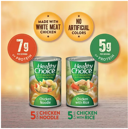 Healthy Choice Soup Variety Pack (15 oz., 10 pk.)