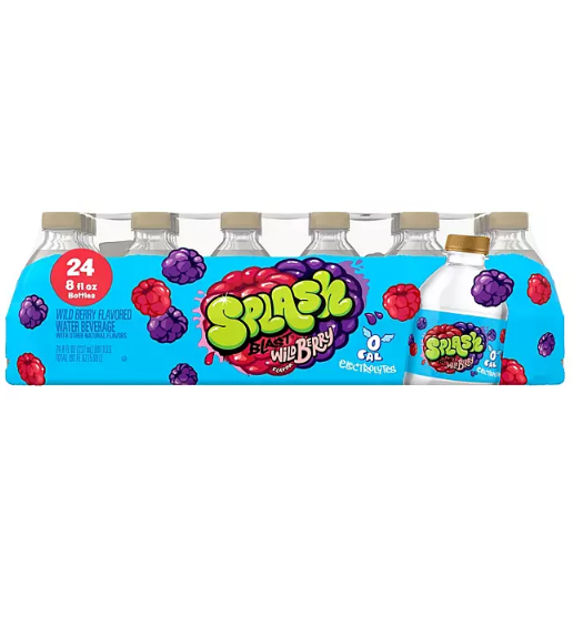 Splash Blast Wild Berry Flavor (8 fl. oz., 24 pk.)