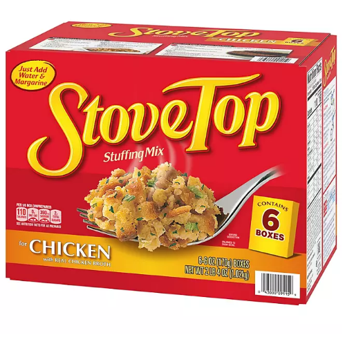 Kraft Stove Top Chicken Stuffing Mix (6 oz., 6 pk.)