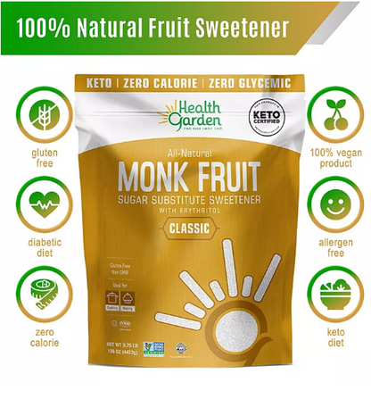 Health Garden Monk Fruit Sweetener (1 lb.)(4 PK)