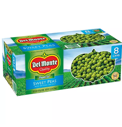 Del Monte Fresh Cut Sweet Peas (15 oz., 8 pk.)