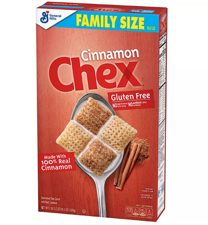 Chex Gluten-Free Breakfast Cereal, Cinnamon (2 pk.)