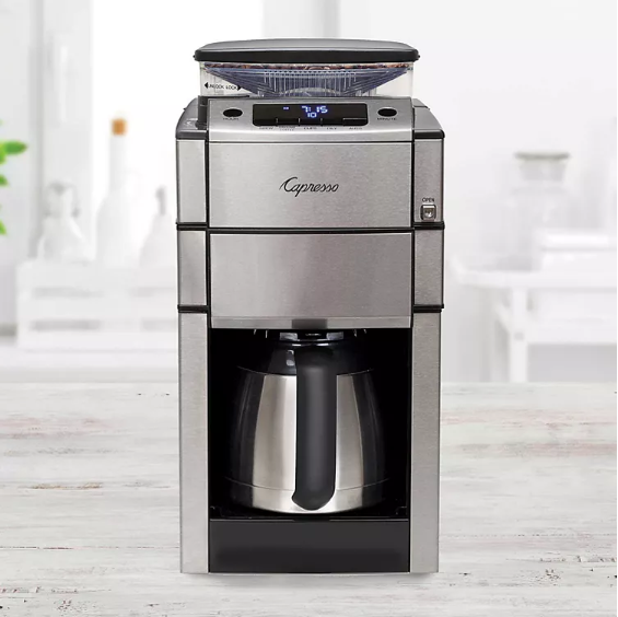 Capresso Stainless Steel CoffeeTEAM PRO Plus Coffee Maker with Thermal Carafe