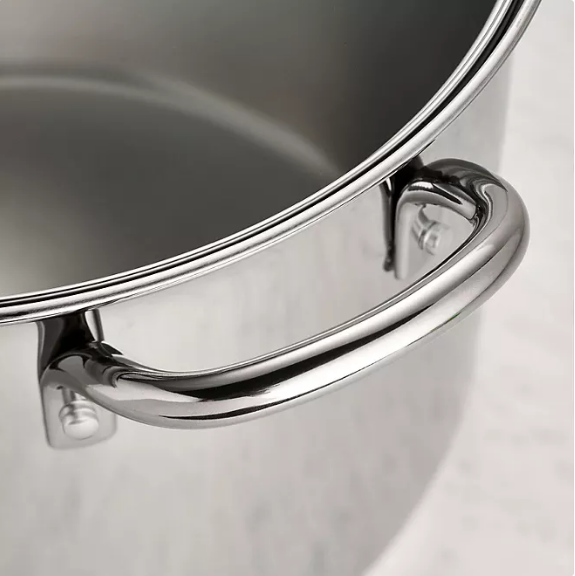 Tramontina 16 Qt Covered Stainless Steel Stock Pot