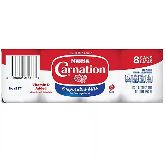 Carnation Evaporated Milk (12 oz., 8 pk.)