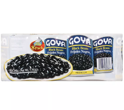 Goya Black Beans (15.5 oz., 8 ct.)