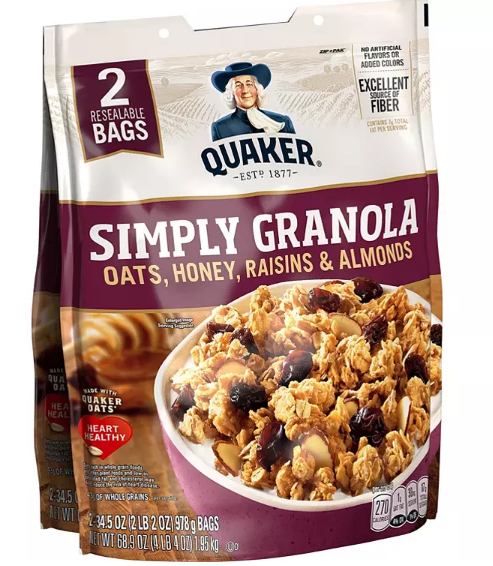 Quaker Simply Granola (34.5oz., 2 pk.)