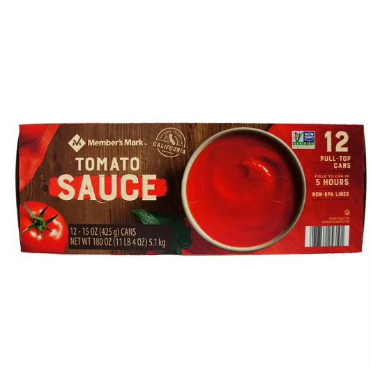 Member's Mark Tomato Sauce (15 oz., 12 ct.)