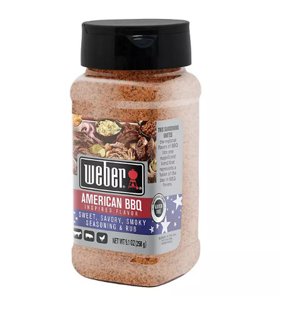 Weber American BBQ Seasoning (9.1 oz.)(2 pk)