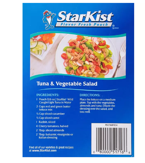 StarKist Chunk Light Tuna in Water (2.6 oz., 10 pk.)