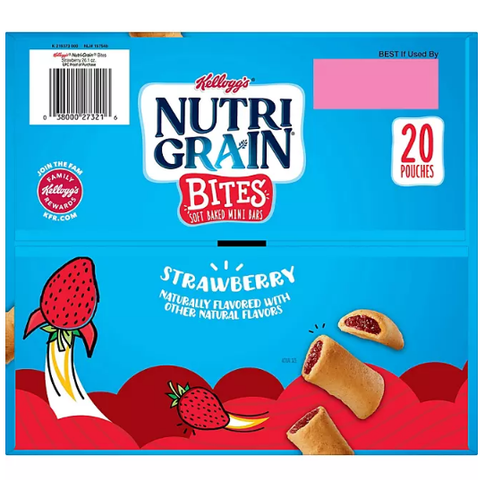 Kellogg's Nutri-Grain Cereal Bars Strawberry 26.1oz