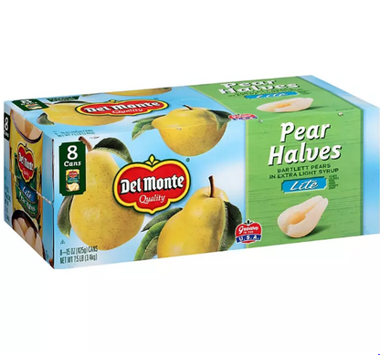 Del Monte Lite Pear Halves (15 oz., 8 pk.)