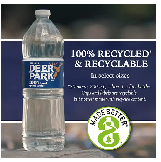 Deer Park 100% Natural Spring Water (8 oz., 48 pk.)