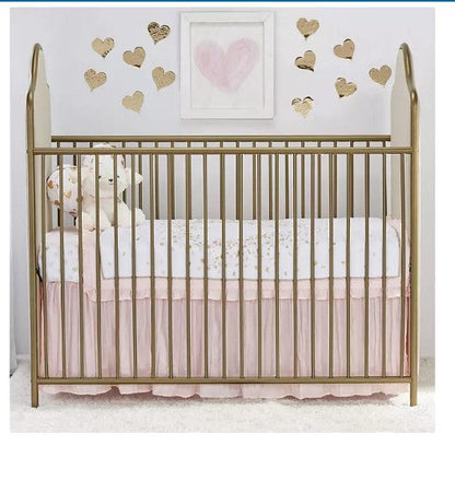 Little Seeds Piper Upholstered Metal Crib (Choose Your Color)