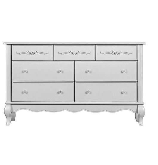 Evolur Aurora 7-Drawer Double Dresser (Choose Your Color)