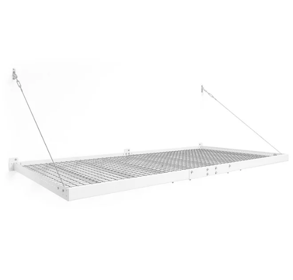 NewAge Products Pro Series 4 ft. x 8 ft. Wall-Mounted Steel Shelf (Set of 2)