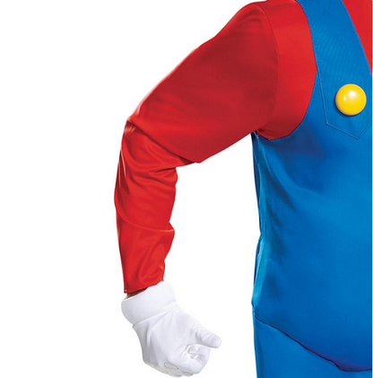 Disguise Mario Deluxe Halloween Adult Costume (Assorted Sizes)