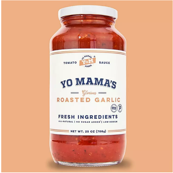 Yo Mama's Foods Low-Carb Roasted Garlic Sauce (25 oz., 3 pk.)