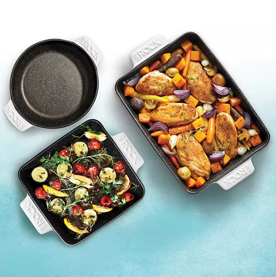 Starfrit The Rock 3-Piece Ceramic Bakeware Set