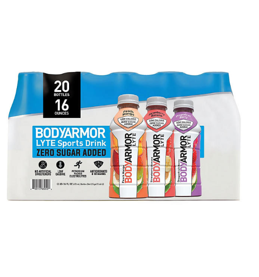 BODYARMOR LYTE Sports Drink Variety Pack (16 fl. oz., 20 pk.)