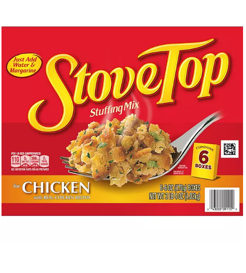 Kraft Stove Top Chicken Stuffing Mix (6 oz., 6 pk.)