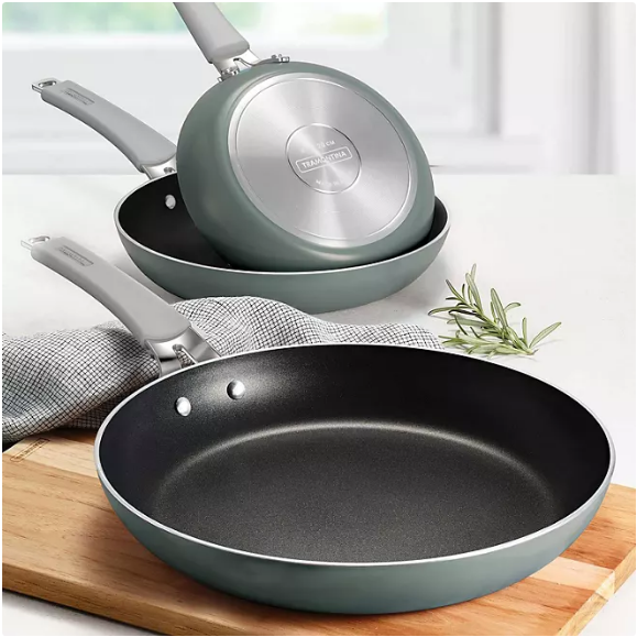 Tramontina 3-Piece Nonstick Fry Pan Set (Assorted Colors)