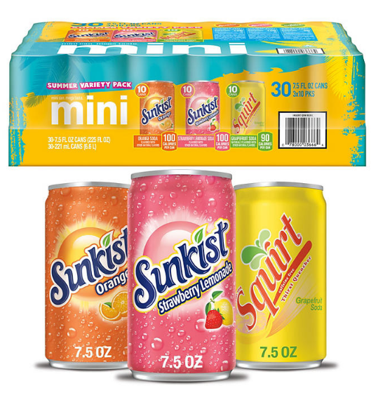 Citrus Mini Can Variety Pack (7.5 fl. oz., 30 pk.)