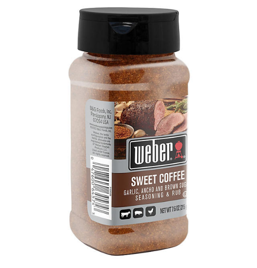 Weber Sweet Coffee Seasoning and Rub (7.6 oz.)(2 PK)