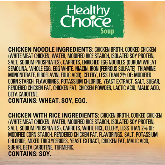 Healthy Choice Soup Variety Pack (15 oz., 10 pk.)