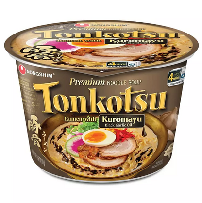 Nongshim Premium Tonkotusu Kuromayu Noodle Soup (6 pk.)