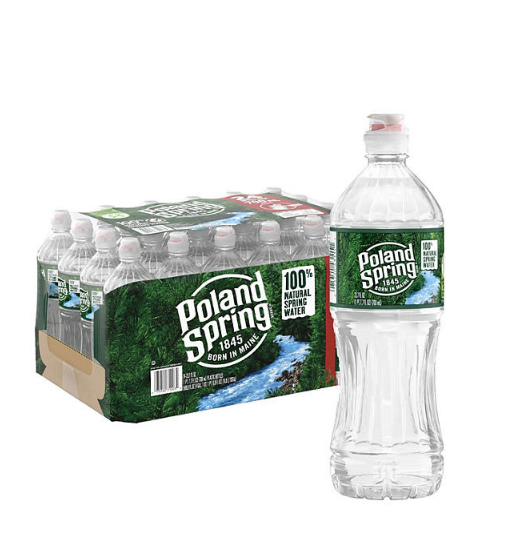 Poland Spring 100% Natural Spring Water (23.7 fl. oz., 24 pk.)