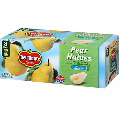 Del Monte Lite Pear Halves (15 oz., 8 pk.)