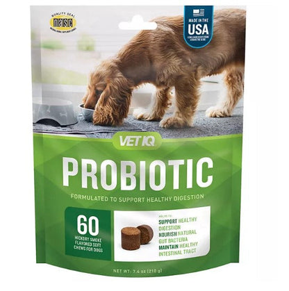 VETIQ Probiotic Soft Dog Chews, Hickory Smoke Flavored (60 ct., 2 pk.)