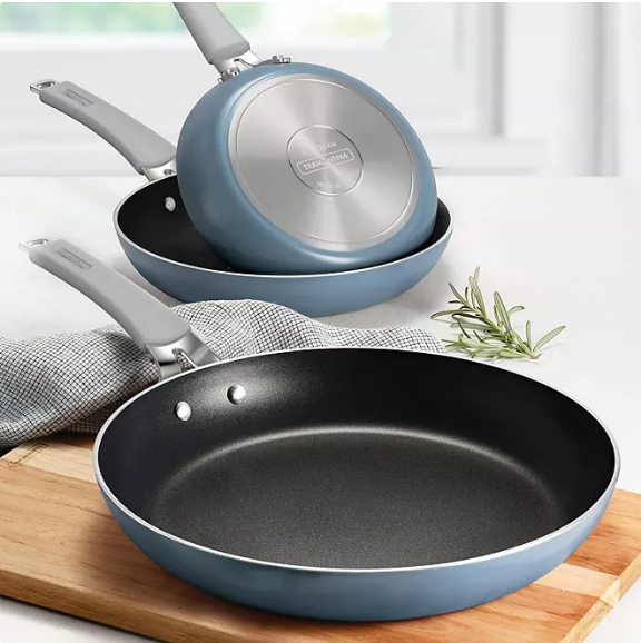 Tramontina 3-Piece Nonstick Fry Pan Set (Assorted Colors)