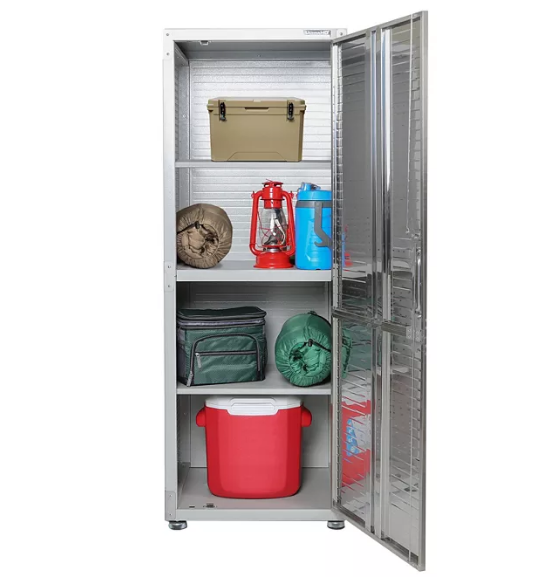 Seville Classics UltraHD 1-Door Lockable Storage Cabinet (24" W x 18" D x 66" H)