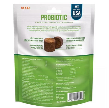 VETIQ Probiotic Soft Dog Chews, Hickory Smoke Flavored (60 ct., 2 pk.)