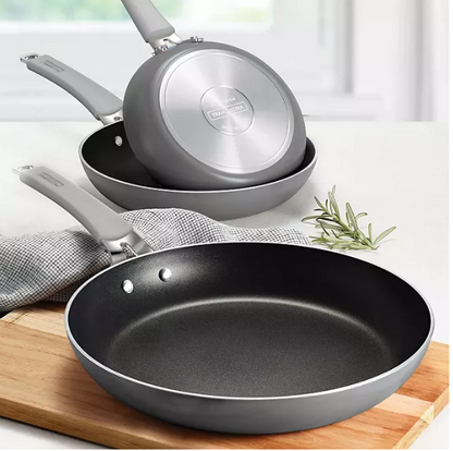 Tramontina 3-Piece Nonstick Fry Pan Set (Assorted Colors)