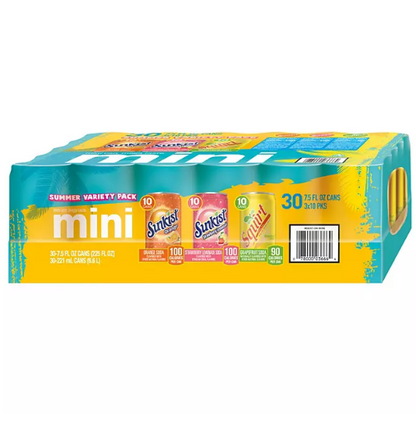 Citrus Mini Can Variety Pack (7.5 fl. oz., 30 pk.)